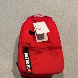 Nike Red and Black Lunch Bag